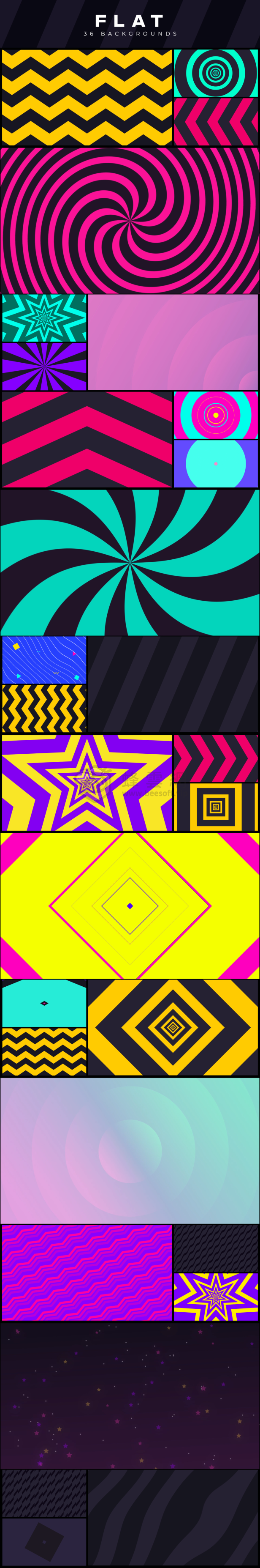 AtomX ibg 300 Loop backgrounds 35904445 - 300+無縫循環動態背景動畫預設