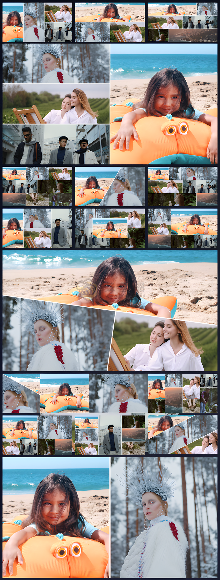 AtomX BASE Transitions and Motion Graphics v3 31018620 - 4000+無縫轉場文字標題動畫調色預設分屏效果視覺特效(VFX) 以及 音效等