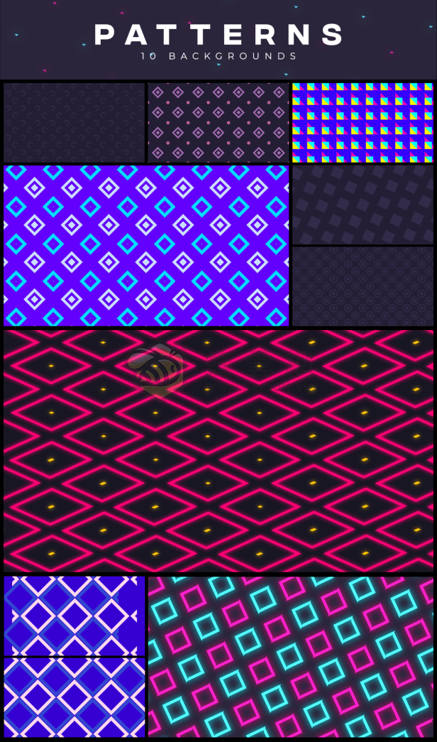 AtomX ibg 300 Loop backgrounds 35904445 - 300+無縫循環動態背景動畫預設
