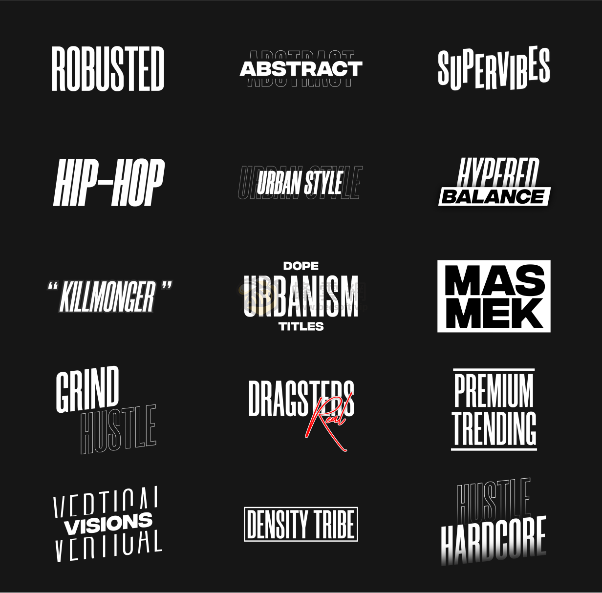 AtomX Essential Titles and Lower Thirds - 550+創意動畫標題和字幕條預設包