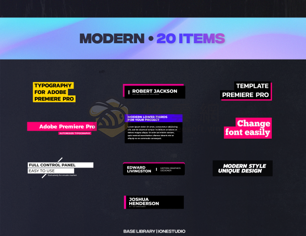 PR預設 | AtomX BASE Transitions and Motion Graphics v3 29733181 - 4000+影片無縫轉場字幕條標題圖形排版設計調色視覺特效