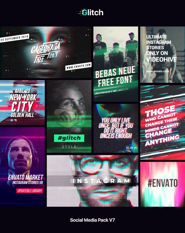 AtomX Instagram Stories and Motion Graphics 34020079 - 2000+專業社群媒體動態圖形預設包