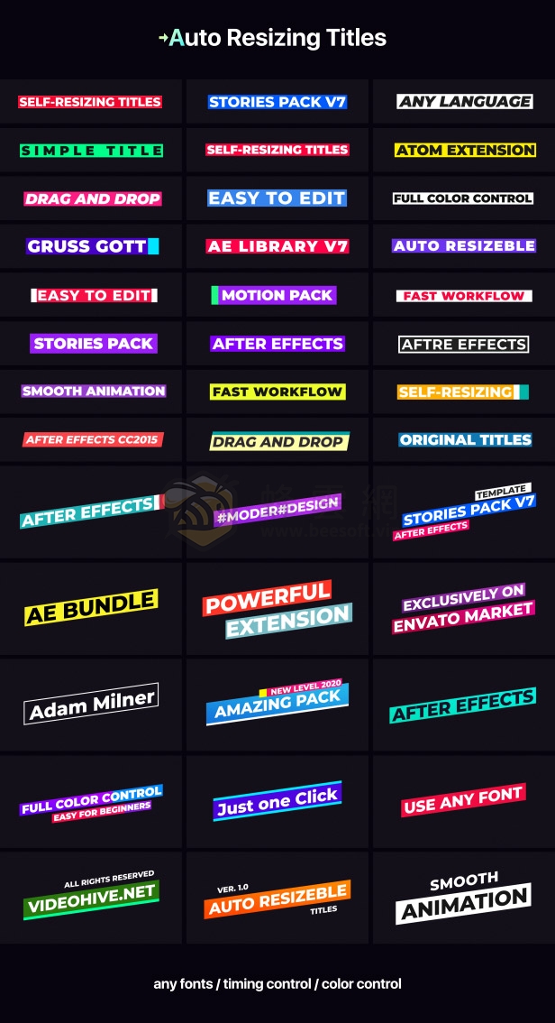 AtomX Instagram Stories and Motion Graphics 34020079 - 2000+專業社群媒體動態圖形預設包