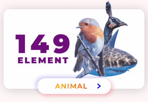 PR預設 | AtomX Collage Creator 40045374 - 2400組創意動物食物風景交通花朵植物嘴鼻眼睛手腳頭髮日常物品復古定格貼紙動畫