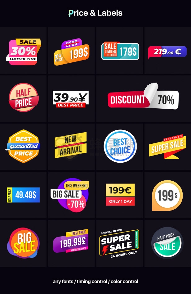 AtomX Instagram Stories and Motion Graphics 34020079 - 2000+專業社群媒體動態圖形預設包