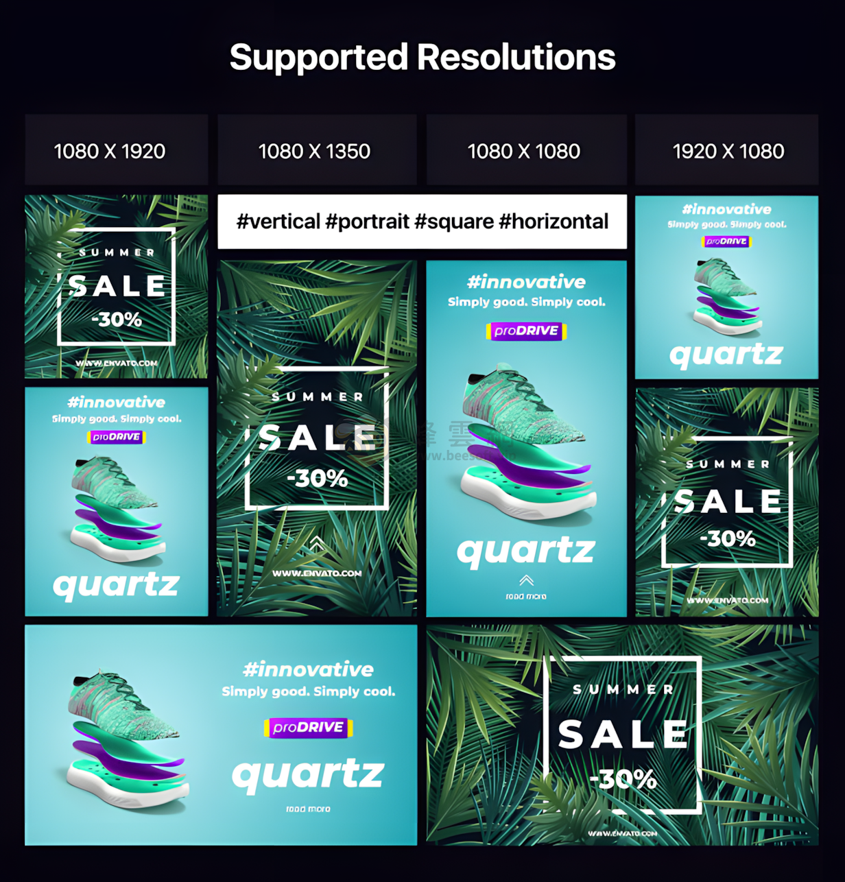 AtomX Instagram Stories and Motion Graphics 34020079 - 2000+專業社群媒體動態圖形預設包