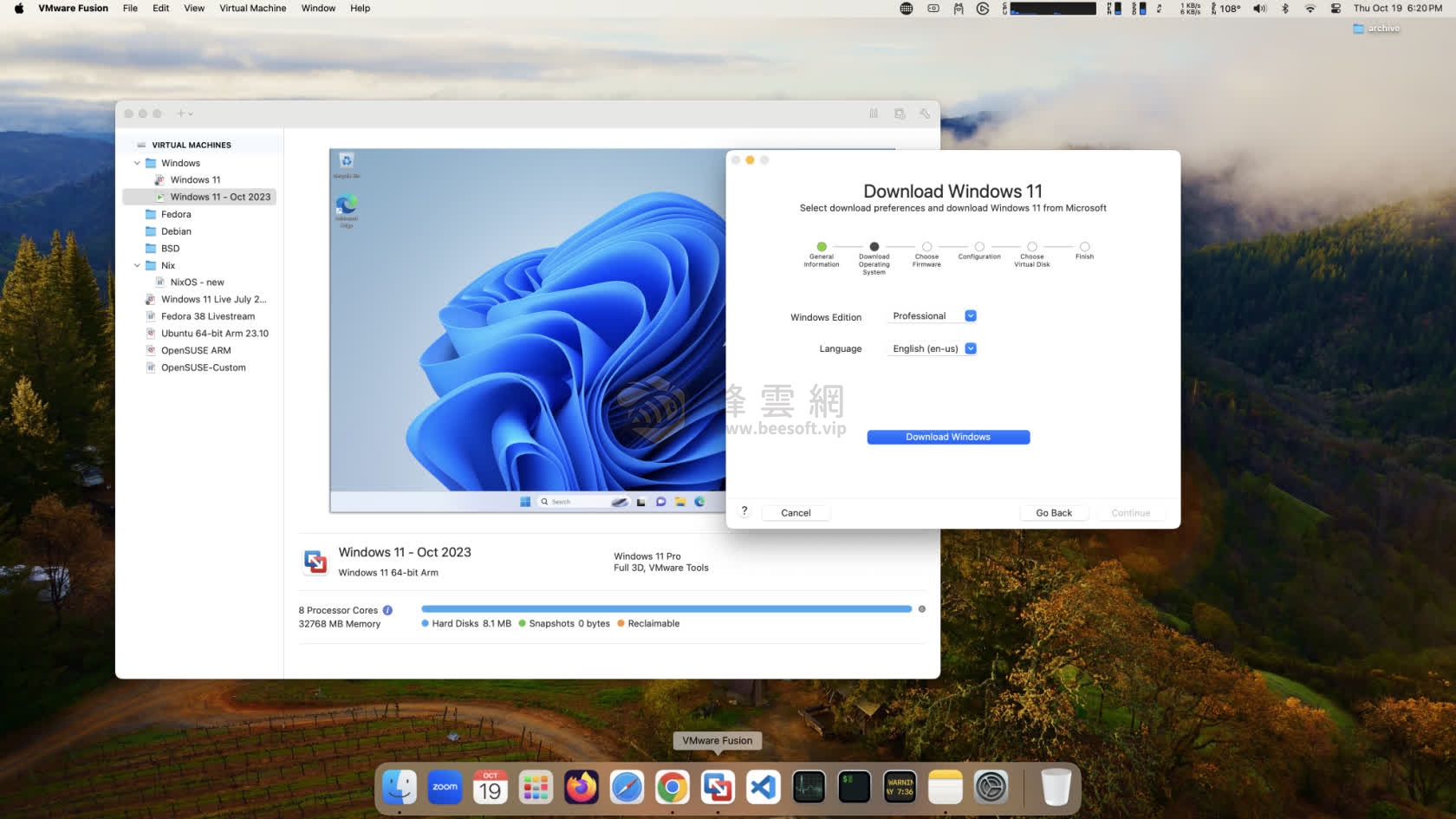 VMware Fusion 25H2 for Mac - 領先的免費桌面虛擬化軟體
