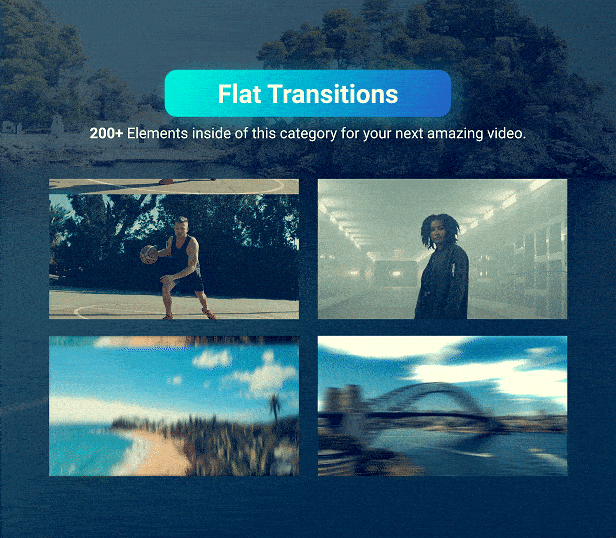 AtomX Youtube Pack – Transitions V2.1 27009072 - 1700+ 高級 YouTube 元素與轉場包