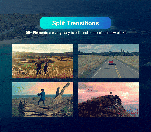 AtomX Youtube Pack – Transitions V2.1 27009072 - 1700+ 高級 YouTube 元素與轉場包