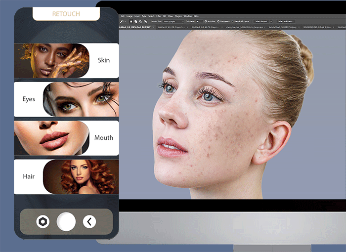 PS擴展 | Modify Retouch Panel - AI智慧人像修飾磨皮化妝調色