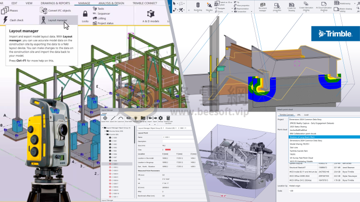Tekla Structures v2025 SP3 行業頂尖的鋼結構詳圖設計和分析的專業輔助程序