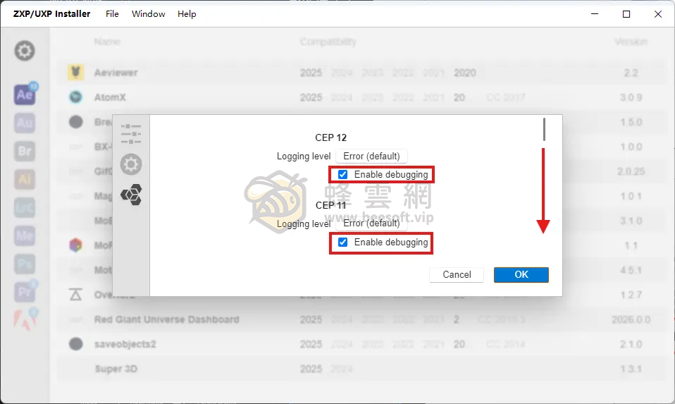 Aescripts + aeplugins ZXP UXP Installer v1.8.703 Adobe擴展腳本安裝工具 Win&Mac