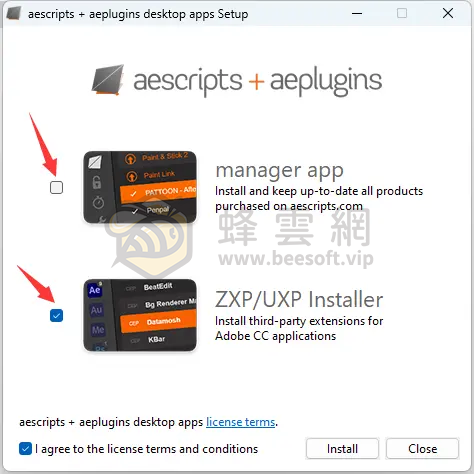 Aescripts + aeplugins ZXP UXP Installer v1.8.703 Adobe擴展腳本安裝工具 Win&Mac