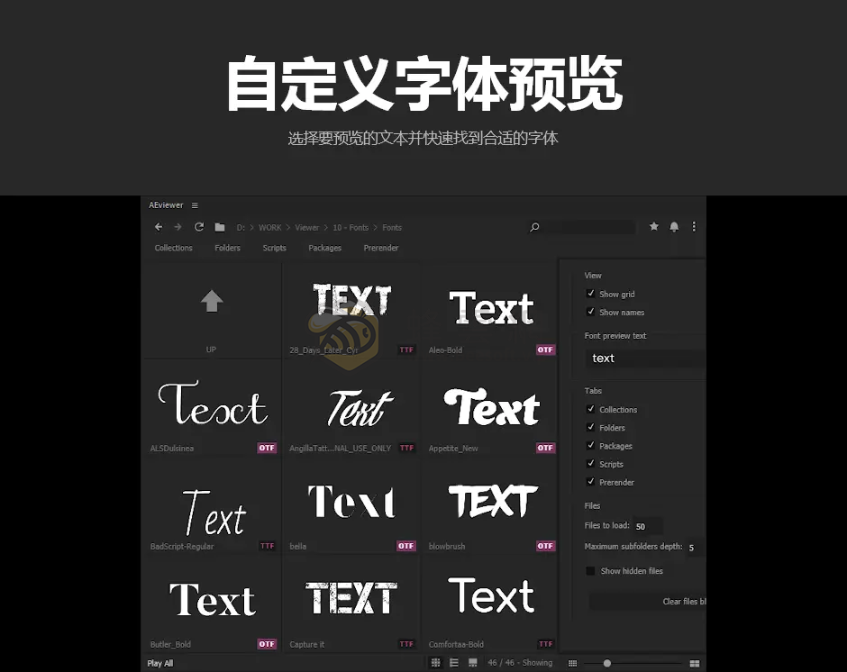 AE/PR擴展腳本:AEVIEWER Pro v2.2.3 革命性媒體預覽管理器(Win&Mac)