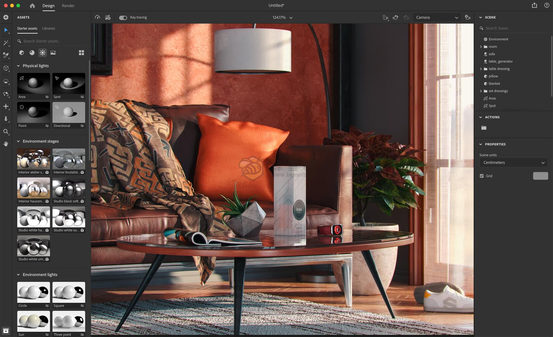 Adobe Substance 3D Stager v3.1.6 直裝優化版:免Creative Cloud、無後台監控、支援多語言與自訂路徑的專業級3D場景建構與即時渲染利器