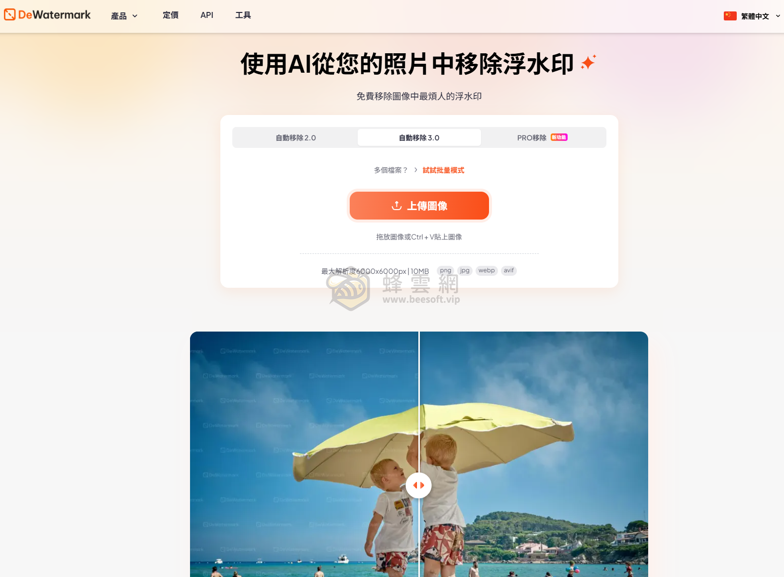 AI 線上去浮水印工具:智慧還原圖片純淨之美
