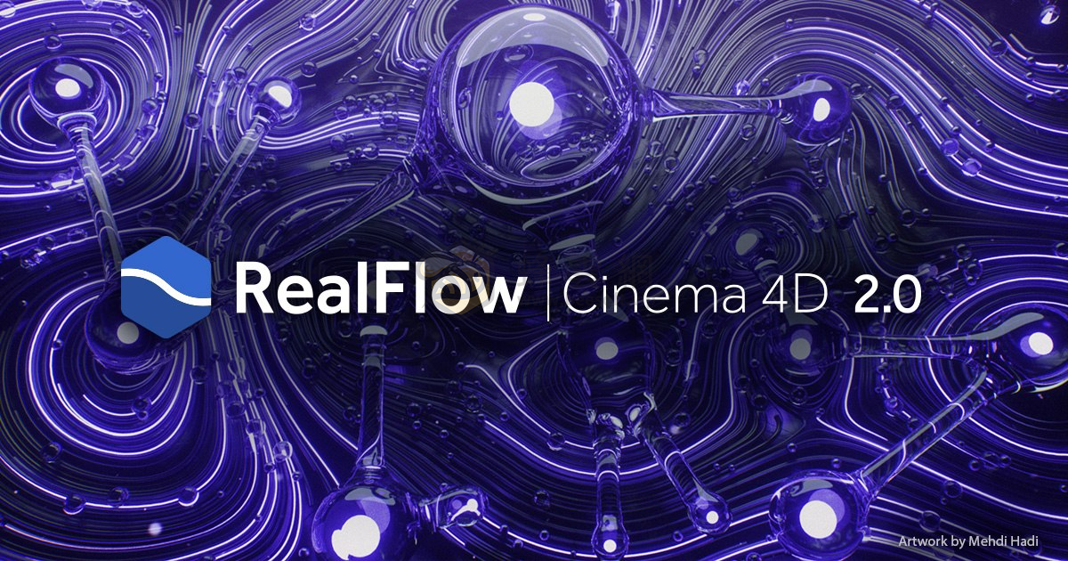 NextLimit RealFlow For Cinema 4D v3.3.11.0063_英文版_Win&Mac 流體動力學模擬插件