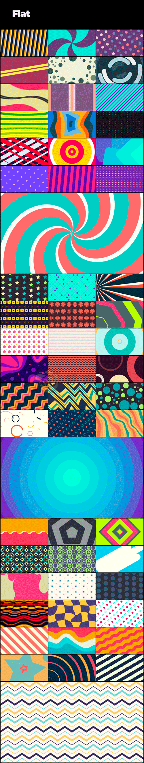 AtomX Backgrounds Pack 32623942 - 700+ 4K無縫循環動態背景動畫抽象幾何粒子效果光效霓虹燈流光液態漸變等