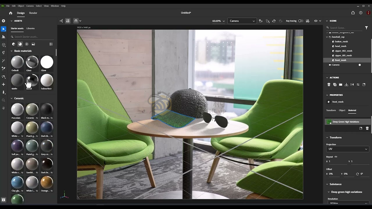 Adobe Dimension v4.1.6 直裝優化版:免Creative Cloud、無後台監控、支援自訂路徑與多語言的純淨高效3D合成與產品視覺化設計利器